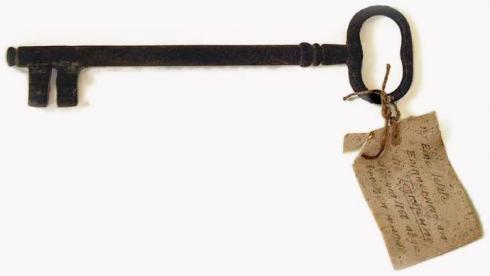 Schlssel der Glinstedter Tegtschn (Zehntscheune) von 1831
