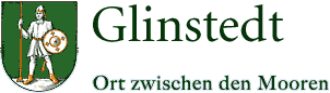 Wappen von Glinstedt - Glinstedt Ort zwischen den Mooren